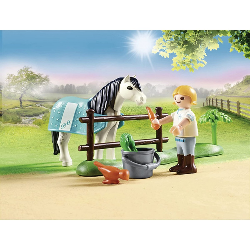 Playmobil Αναβάτρια με Classic πόνυ(70522)