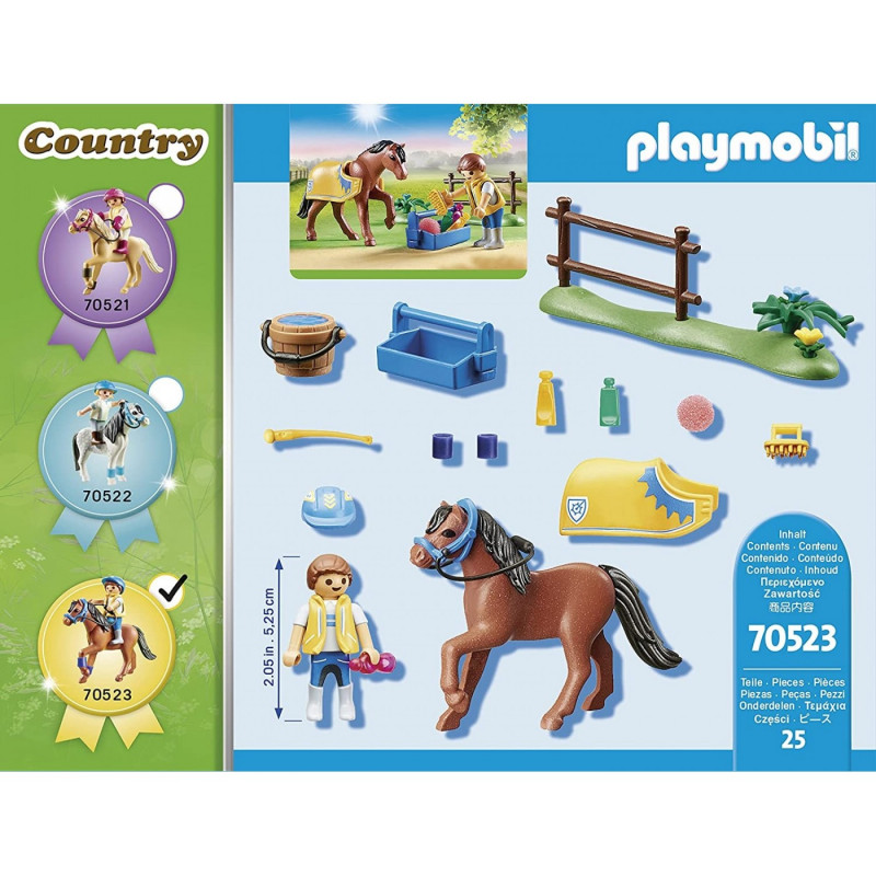 Playmobil Αναβάτης με Welsh πόνυ(70523)