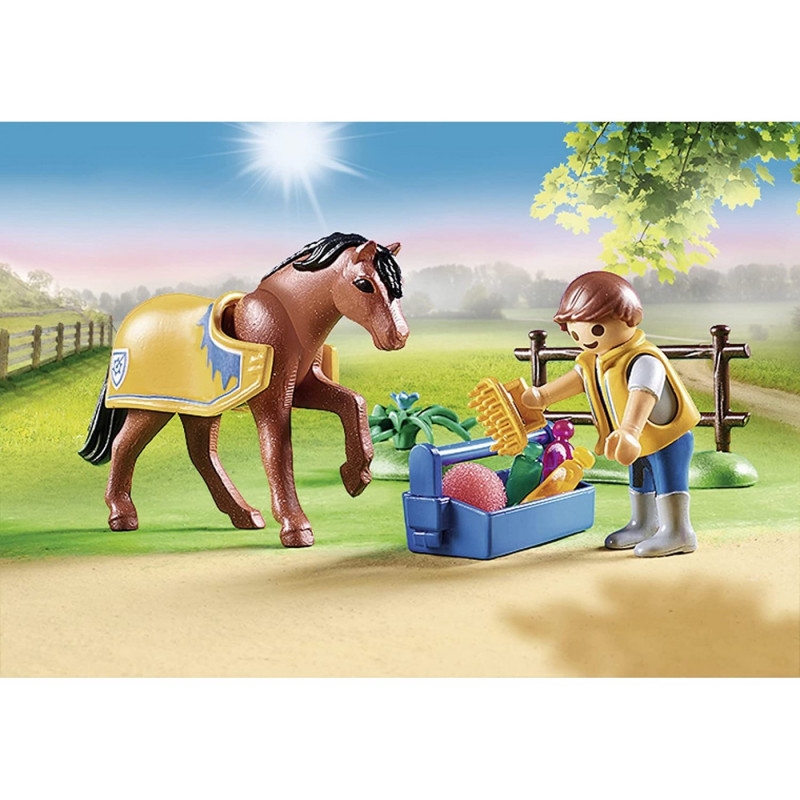 Playmobil Αναβάτης με Welsh πόνυ(70523)