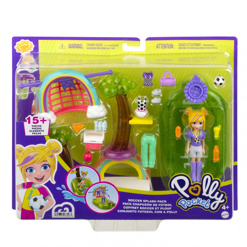 Polly Pocket Soccer Splash Pack (HDW60-HDW61)