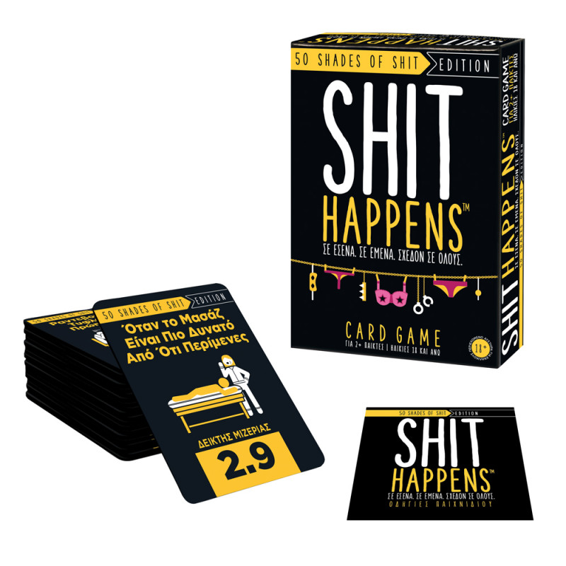 AS Games Board Game Shit Happens 50 Shades Of Shit For Ages 18+ And 2+ Players(1040-24201)