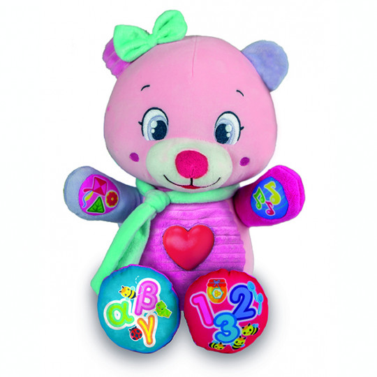 Baby Clementoni Educational Baby Toddler Interactive Teddy Bear Nena For 6+ Months(1000-63528)