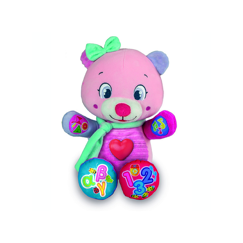 Baby Clementoni Educational Baby Toddler Interactive Teddy Bear Nena For 6+ Months(1000-63528)