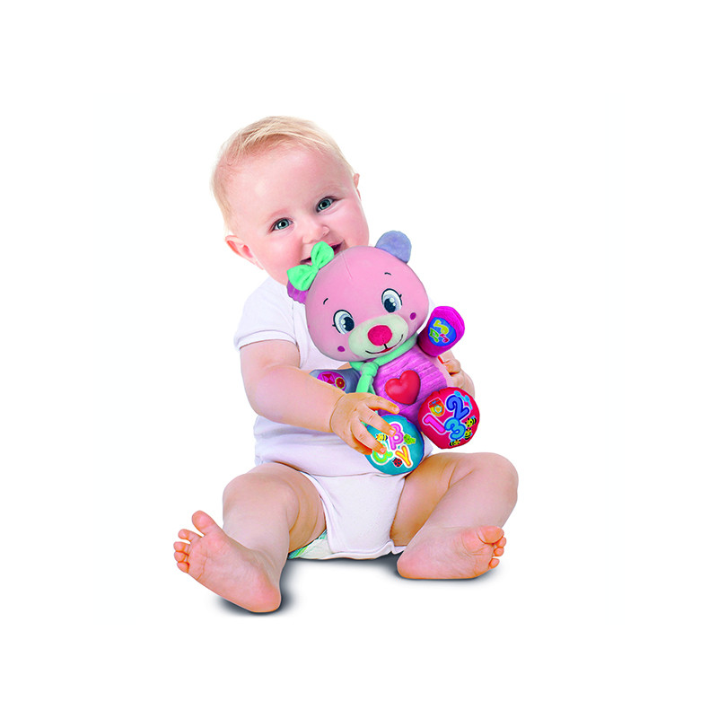 Baby Clementoni Educational Baby Toddler Interactive Teddy Bear Nena For 6+ Months(1000-63528)