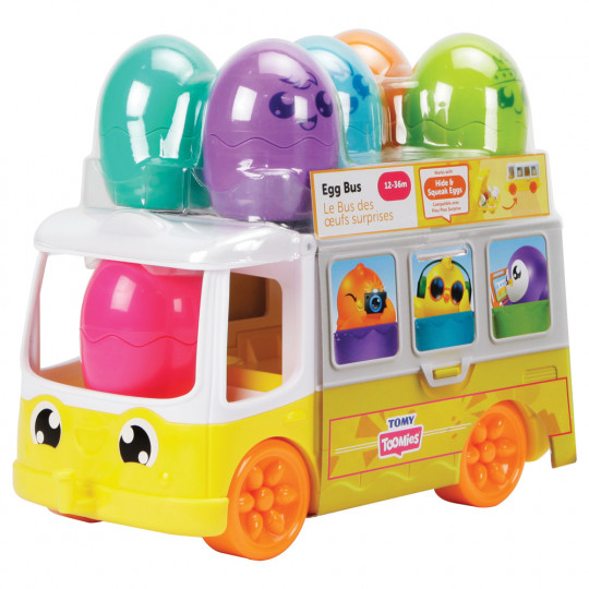 Tomy Toomies Baby Toddler Toy Egg Bus For 12-36 Months(1000-73098)