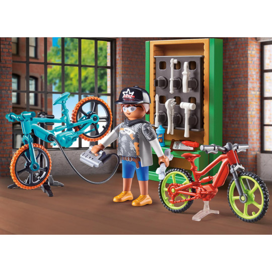 Playmobil Bike Workshop Gift Set(70674)