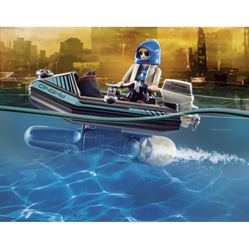 Playmobil Police Jet Pack with Boat(70782)