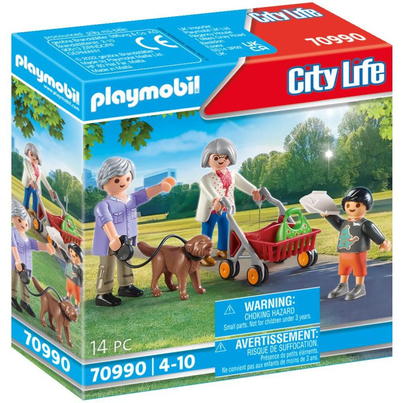 Playmobil Παππούς και γιαγιά με εγγονάκι(70990)