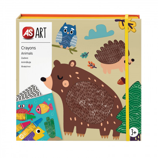 AS Art Crayons Animals For Ages 3+(1038-21051)