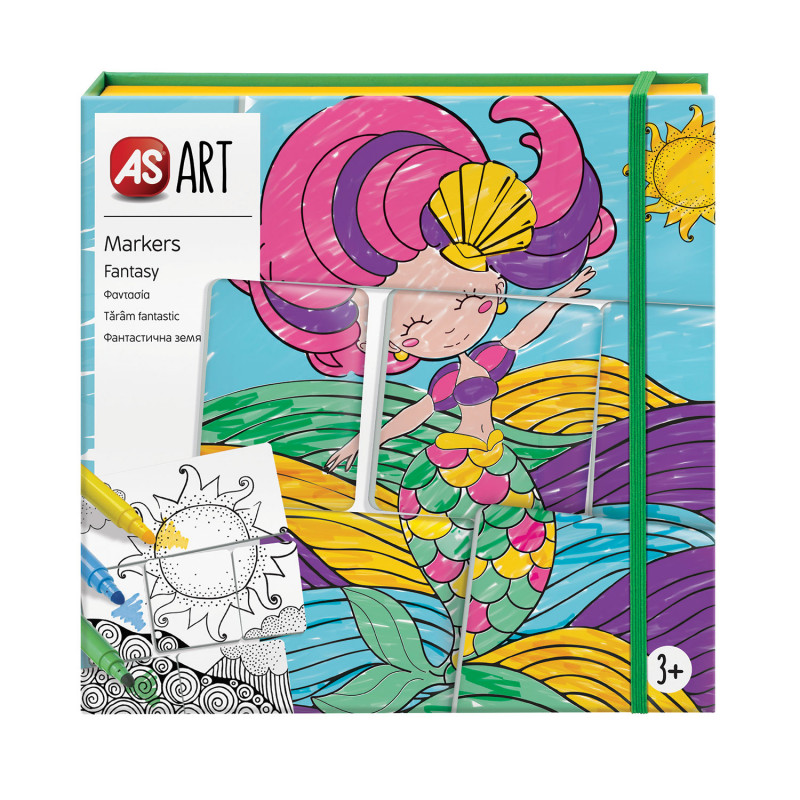 AS Art Markers Fantasy For Ages 3+(1038-21052)