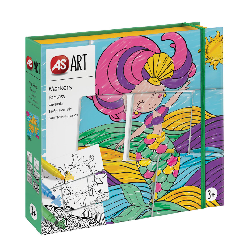 AS Art Markers Fantasy For Ages 3+(1038-21052)