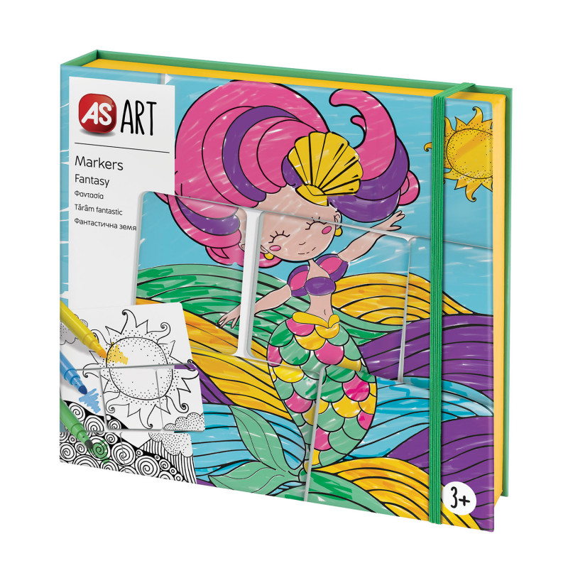 AS Art Markers Fantasy For Ages 3+(1038-21052)