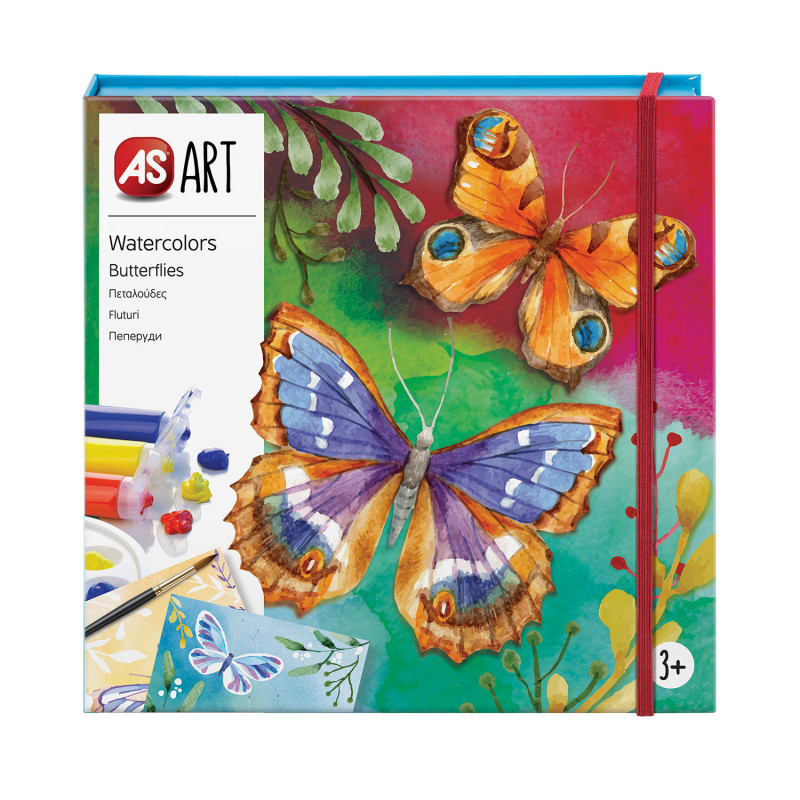 AS Art Watercolors Butterflies For Ages 3+(1038-21053)