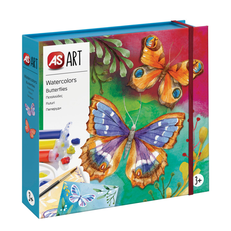 AS Art Watercolors Butterflies For Ages 3+(1038-21053)