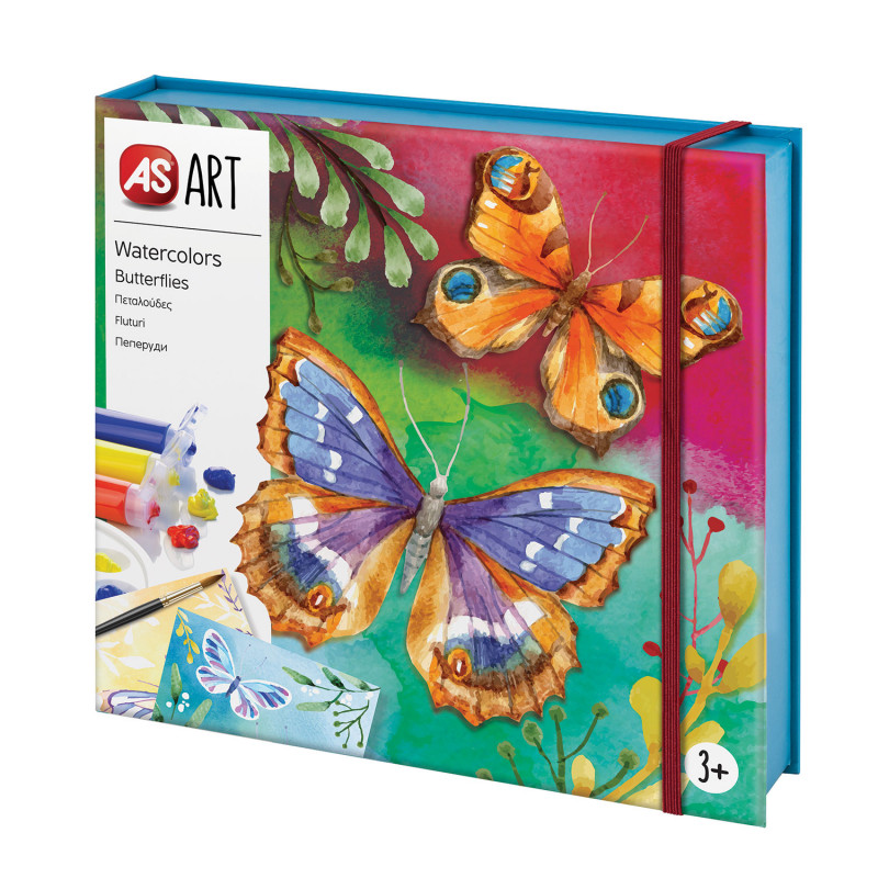 AS Art Watercolors Butterflies For Ages 3+(1038-21053)