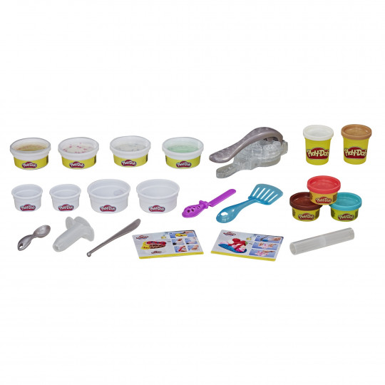 Play-Doh Kitchen Creations Rollzies Ice Cream Set with 4 Jars(E8055)