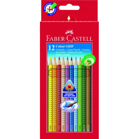 Faber Castell Ξυλομπογιές Grip 2001 12Τμχ (12305893)