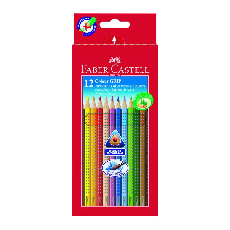 Faber Castell Ξυλομπογιές Grip 2001 12Τμχ (12305893)