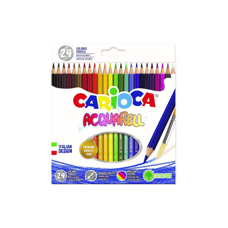 Carioca Lumberjacks Acquarell 24colors (C42858)