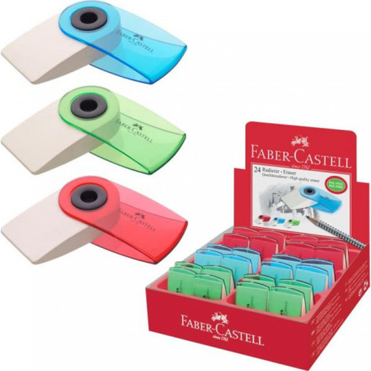 Faber-Castell Eraser for Pencil Mini Sleeve Translucent (12309115)