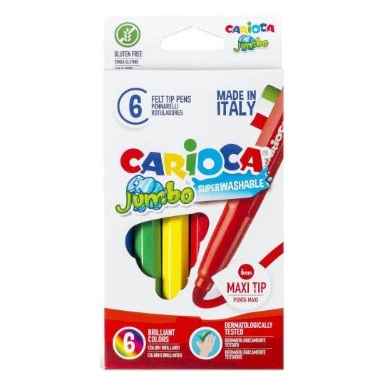 Carioca Jumbo Markers Colors (C40568)