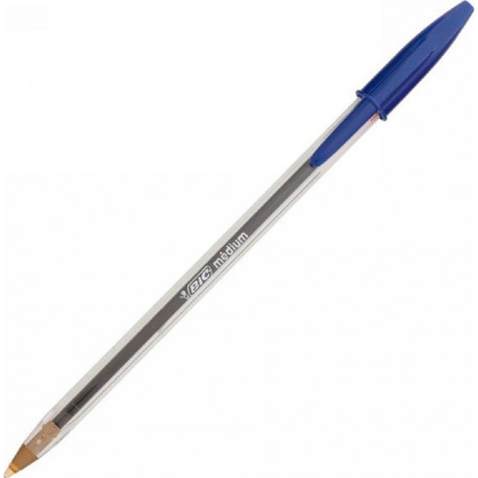 Bic Στυλό Ballpoint 1.0mm με Μπλε Mελάνι Cristal Original (847898)