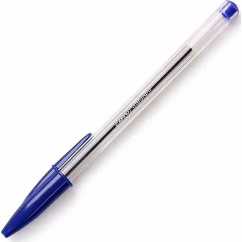 Bic Στυλό Ballpoint 1.0mm με Μπλε Mελάνι Cristal Original (847898)