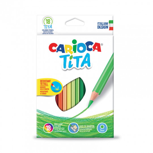 Carioca 18-colour Tita lumberjacks (C42827)