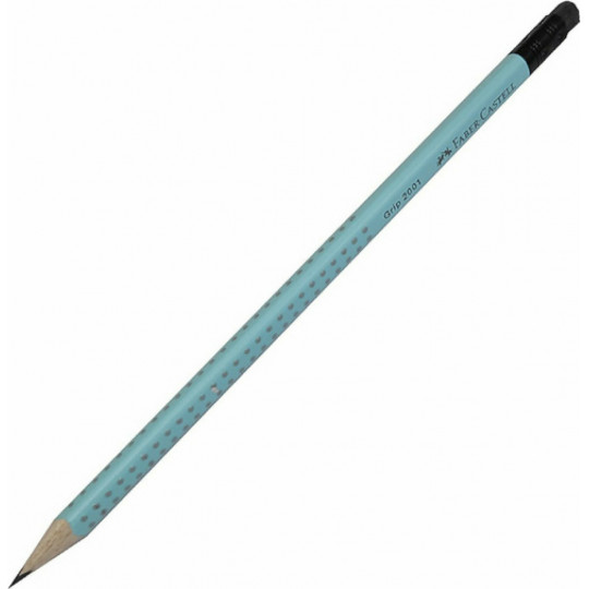 Faber Castell Grip 2001 Pencil Mint HB with Eraser (12310261)