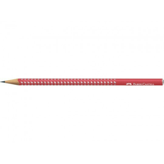 Faber Castell Grip Sparkle Μολύβι Κόκκινο (12310515)