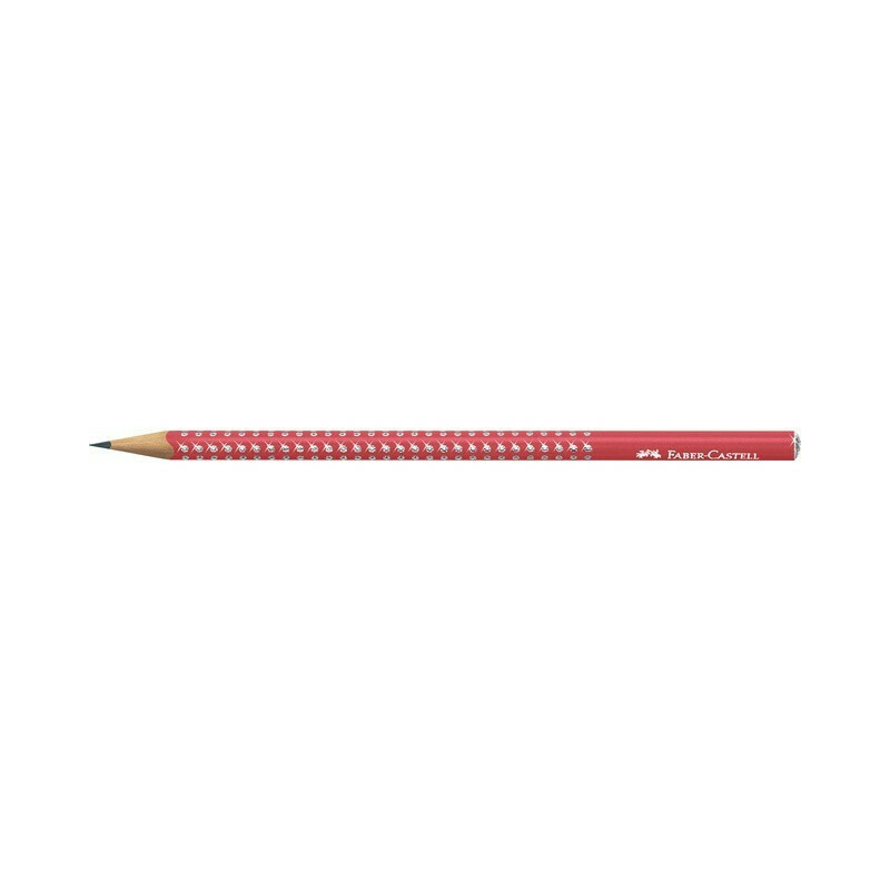 Faber Castell Grip Sparkle Pencil Red (12310515)