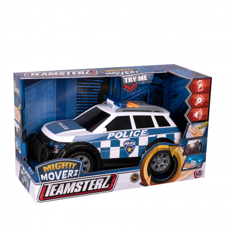 Teamsterz Mighty Moverz Police Car 4x4 With Light And Sound For Ages 3+(7535-16836)