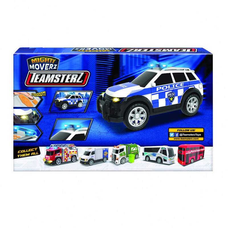 Teamsterz Mighty Moverz Police Car 4x4 With Light And Sound For Ages 3+(7535-16836)