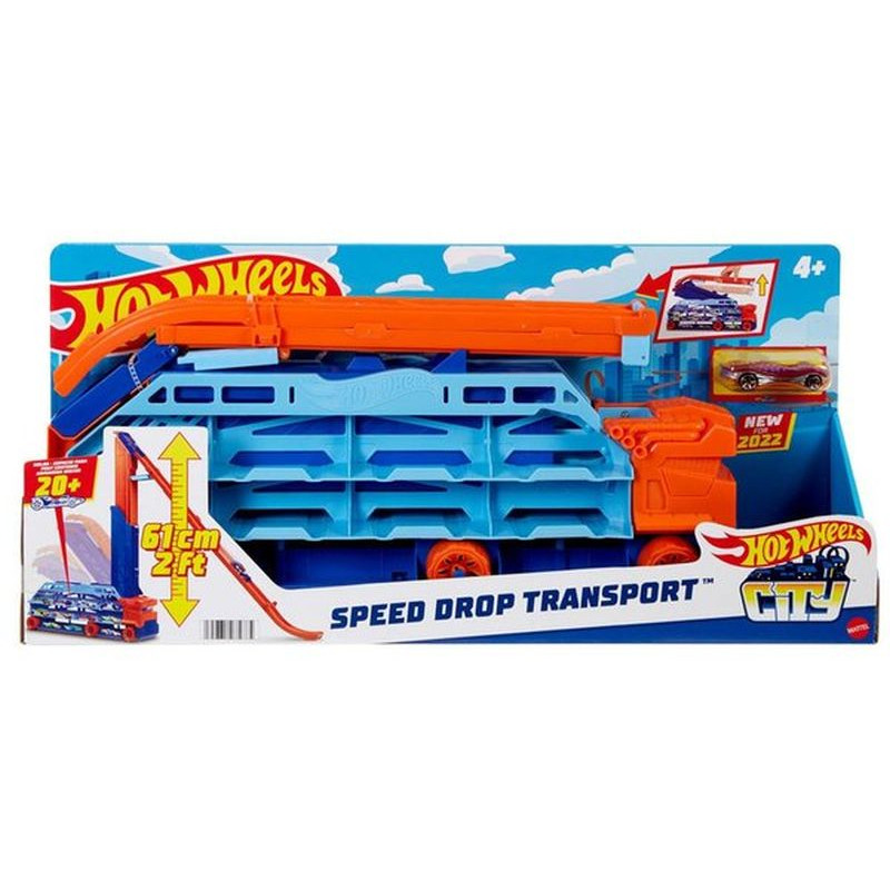 Hot Wheels Νταλίκα Αυτοκινητόδρομος (HDY92)