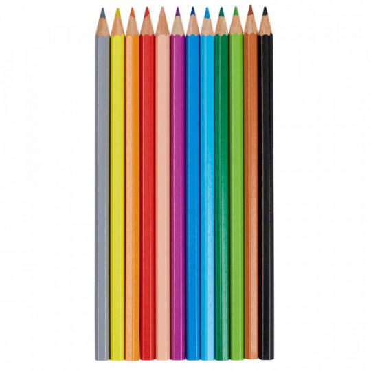 Faber Castell Ξυλομπογιές Κάστρο σετ των 12 χρωμάτων (12306255)