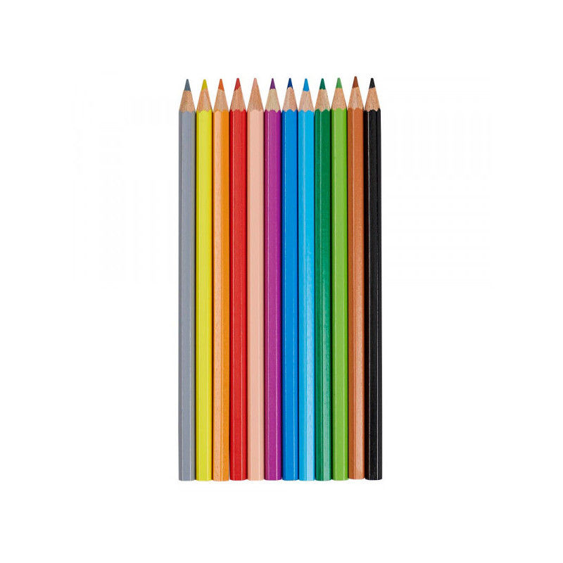 Faber Castell Ξυλομπογιές Κάστρο σετ των 12 χρωμάτων (12306255)