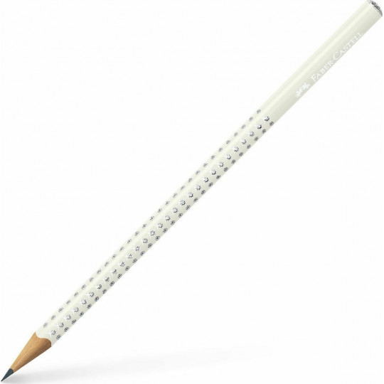 Faber Castell Sparkle Μολύβι B Λευκό (182368)