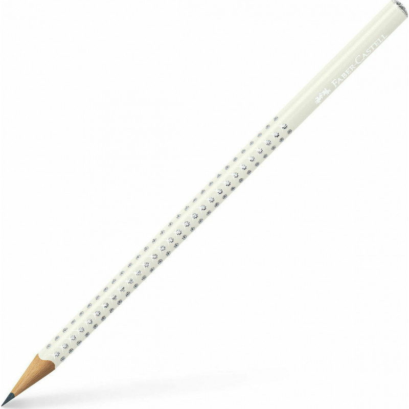 Faber Castell Sparkle Pencil B White (182368)