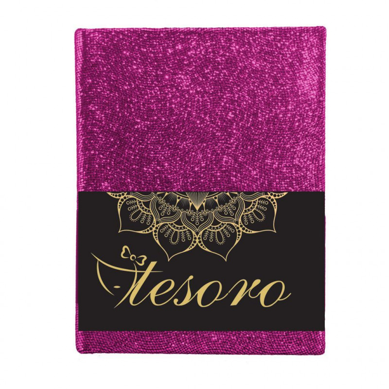 Σημειωματάριο Flexi 10,5Χ14εκ Glitter Tesoro (000582214)