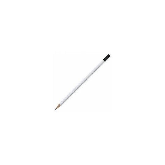 Faber-Castell Pencil Grip White With Eraser (12308010)