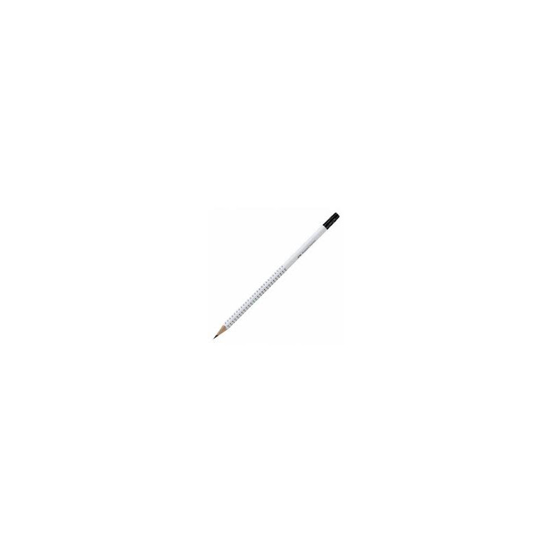 Faber-Castell Pencil Grip White With Eraser (12308010)