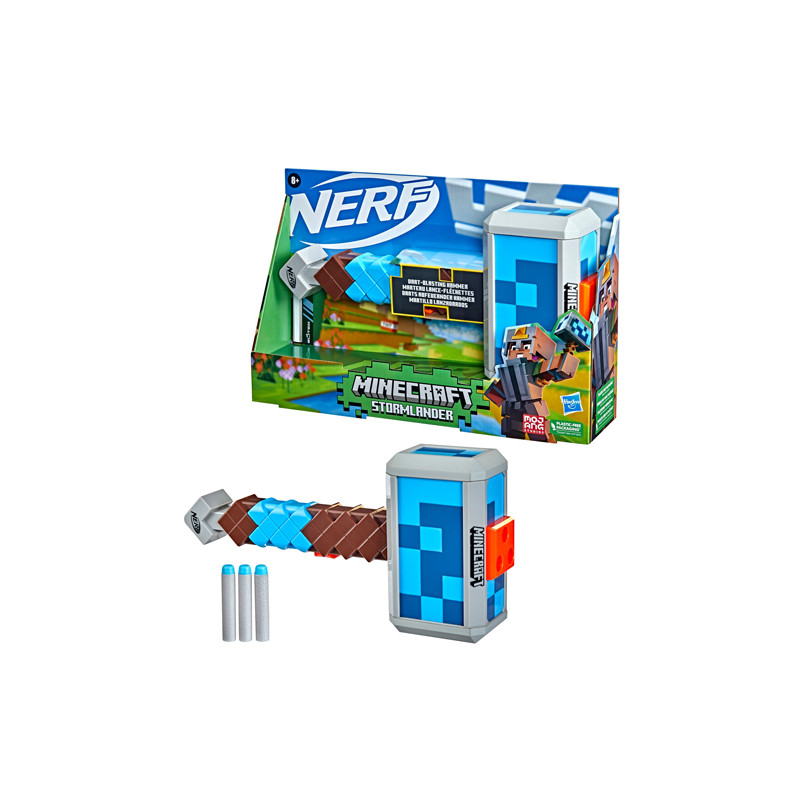 Nerf Minecraft Stormlander Dart-Blasting (F4416)