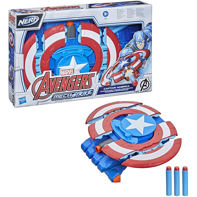 Marvel Avengers Mech Strike Captain America Strikeshot Shield (F0265)