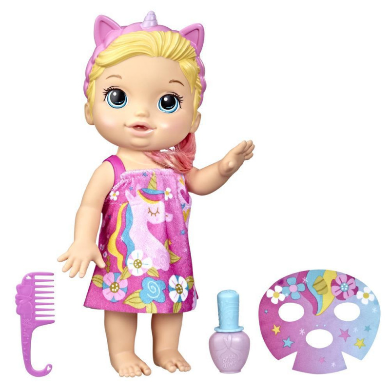 Baby Alive Glam Blonde Spa Baby Doll (F3564)