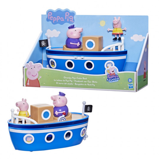 Peppa Pig Peppa&#039;s Adventures Grandpa Pig&#039;s Cabin Boat (F3631)