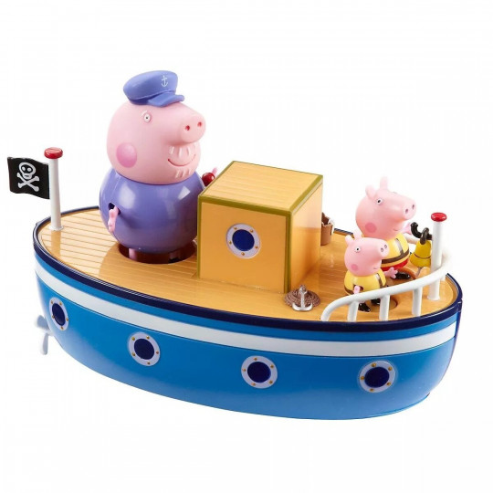 Peppa Pig Peppa&#039;s Adventures Grandpa Pig&#039;s Cabin Boat (F3631)