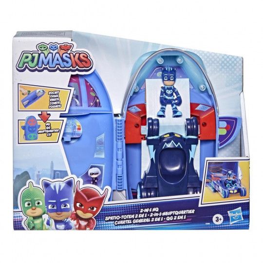 PJ Masks 2-in-1 Headquarters Action Figure και Vehicle (F2098)