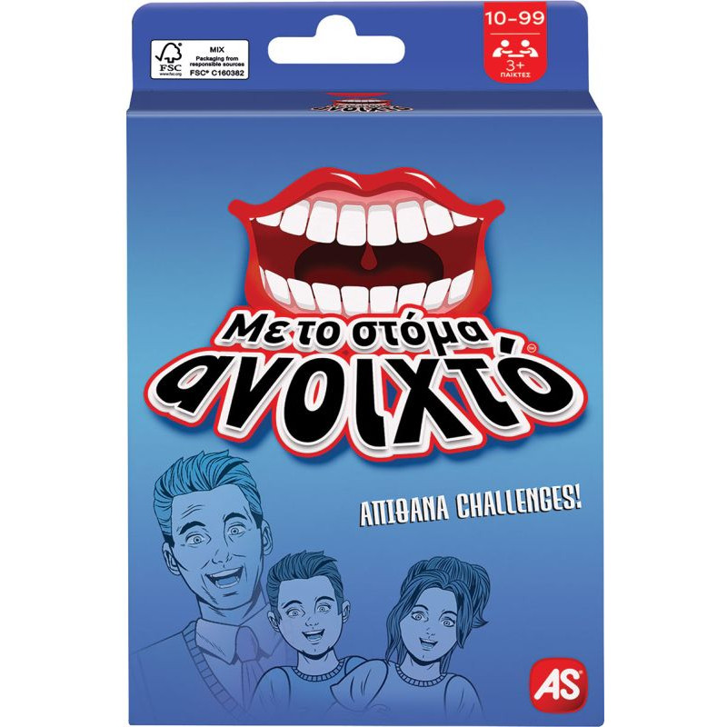 AS Games Card Game Mouth Wide Open For Ages 10+ And 3+ Players(1040-21403)