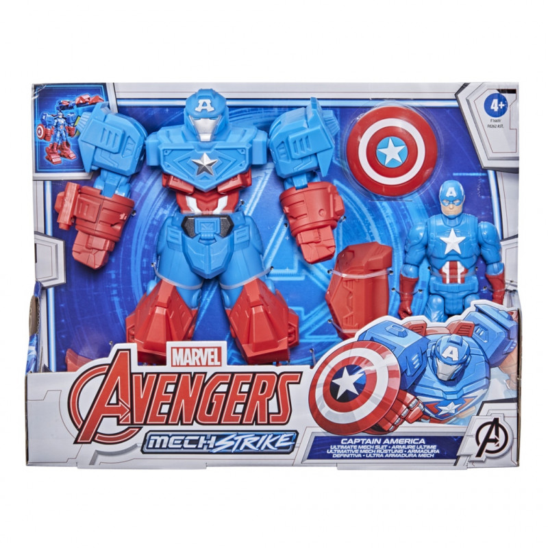 Avengers Mech Strike Figure Captain America (F0262-F1669)