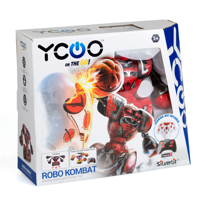 Silverlit Ycoo Robo Kombat Remote Control Batting Robot Training Pack For Ages 5+(7530-88054)